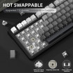 Клавіатура ігрова механічна Attack Shark X85 82кл. RGB,Wireless, White Jade перемикачі Moonlit Night