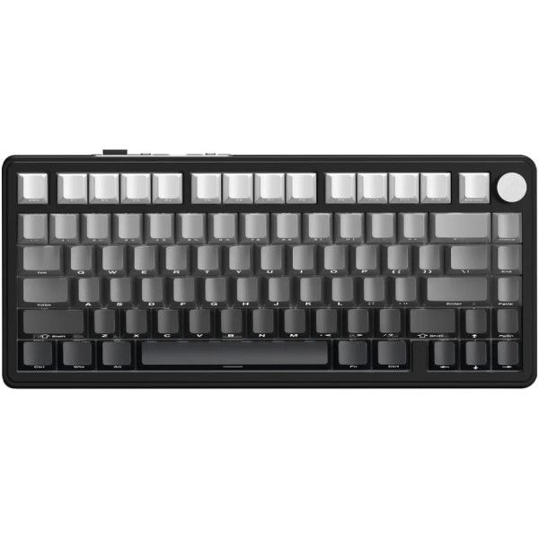 Клавіатура ігрова механічна Attack Shark X85 82кл. RGB,Wireless, White Jade перемикачі Moonlit Night