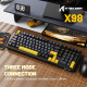 Клавіатура ігрова механічна Attack Shark X98 102кл. RGB, Wireless, Star Black