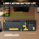 Клавіатура ігрова механічна Attack Shark X98 102кл. RGB, Wireless, Star Black