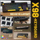 Клавіатура ігрова механічна Attack Shark X98 102кл. RGB, Wireless, Star Black