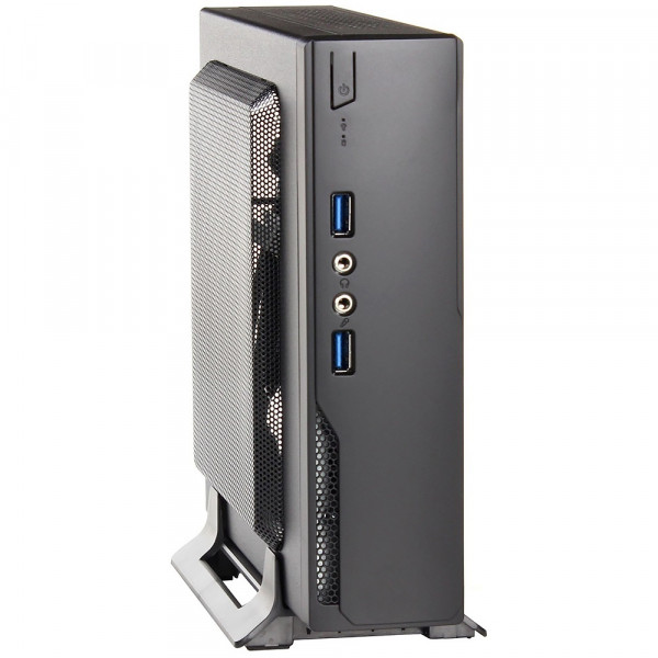 Корпус Casecom M300-2U3 90W 2xUSB3.0 mini-ITX, VESA, Black