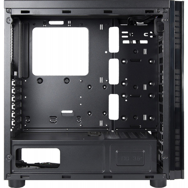 Корпус Chieftec HAWK AL-02B-OP ATX, без БЖ, Black