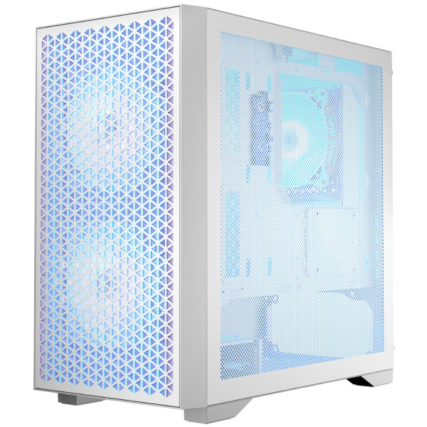 Корпус LogicConcept DART PRO ARGB MINI WHITE MESH fans 3x120mm без БЖ mATX