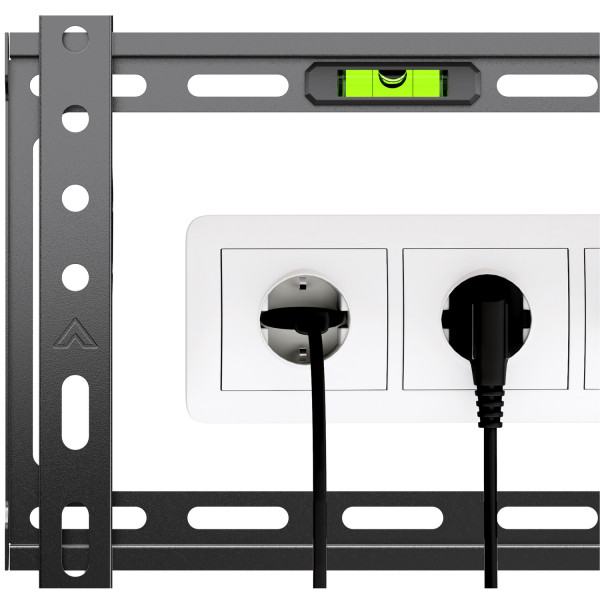 Кронштейн для ТВ AGN AGN43-220F фіксований/23"-43"/45 кг/max.VESA 200x200/Black