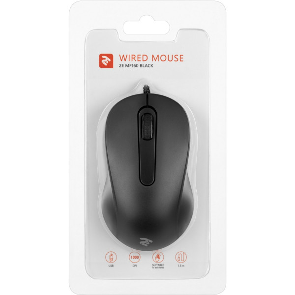 Мишка 2Е MF160 USB чорна