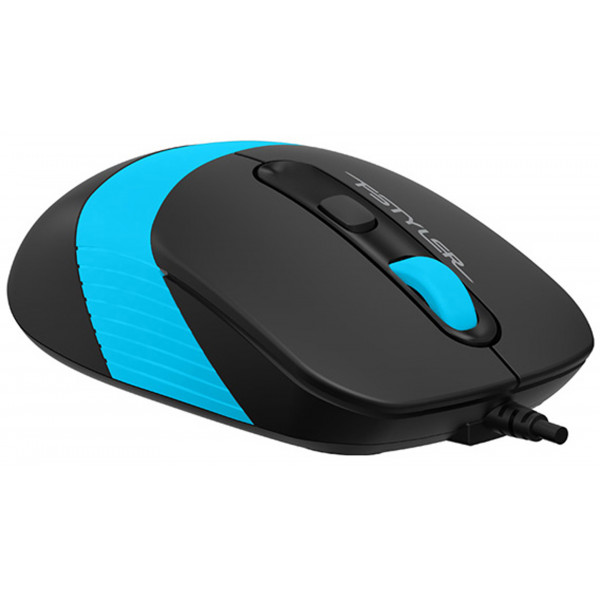 Мишка A4-Tech Fstyler FM10, 4 кн., 1600 dpi, чорно-блакитна