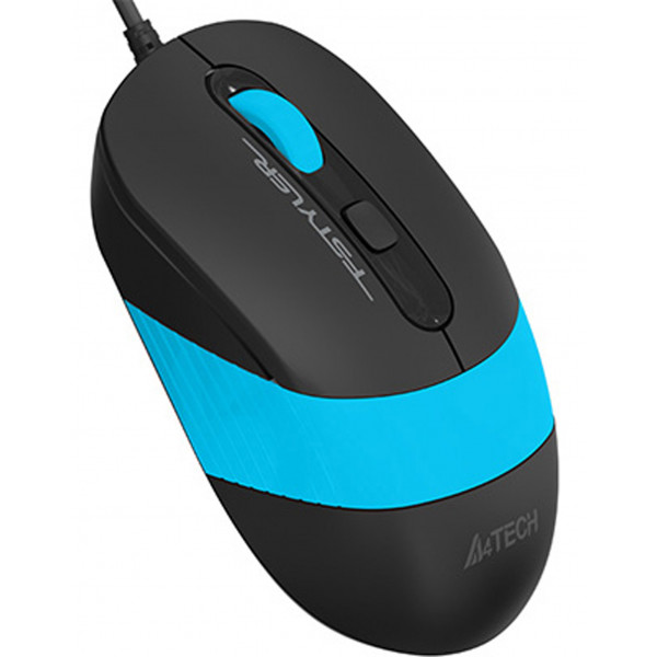 Мишка A4-Tech Fstyler FM10, 4 кн., 1600 dpi, чорно-блакитна