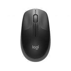 Мишка Logitech M190 бездротова, Full size, Charcoal