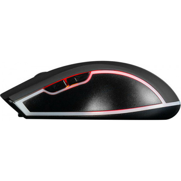Мишка Modecom MC-WRM1, бездротова, зарядка, 3кн., 1600dpi, чорна