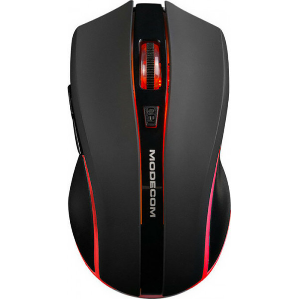 Мишка Modecom MC-WRM1, бездротова, зарядка, 3кн., 1600dpi, чорна