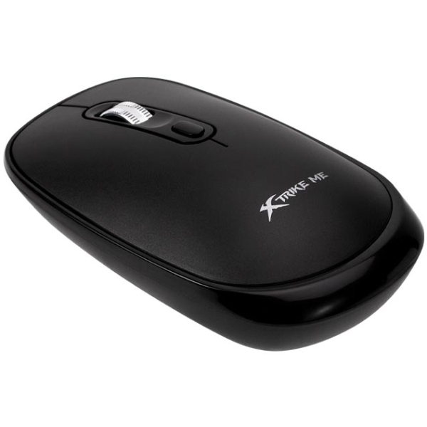 Мишка XTRIKE ME GW-119, бездротова Bluetooth+2.4G, 1600dpi., 4кн., Silent, чорна