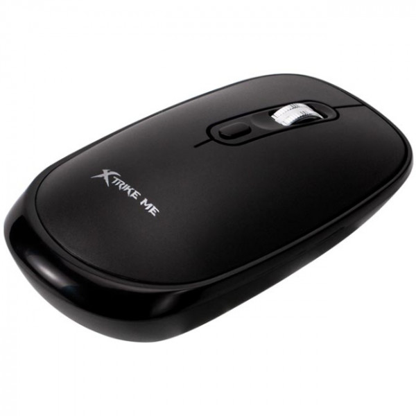 Мишка XTRIKE ME GW-119, бездротова Bluetooth+2.4G, 1600dpi., 4кн., Silent, чорна