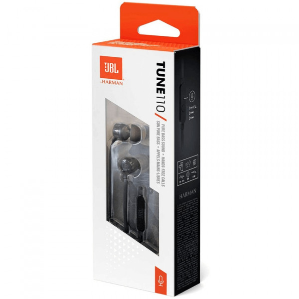 Навушники JBL T110 Black (JBLT110BLK)