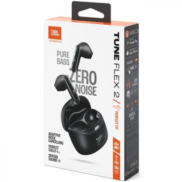 Навушники TWS JBL Tune Flex 2 Black JBLTFLEX2BLK