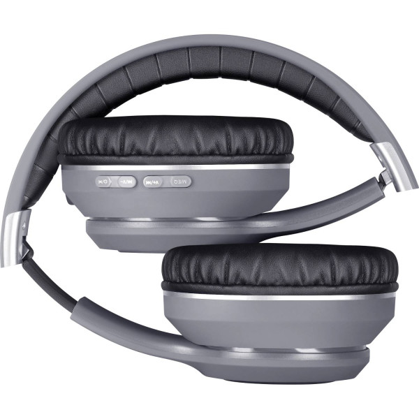 Навушники з мікрофоном Defender FreeMotion B571 Bluetooth, LED, сірі