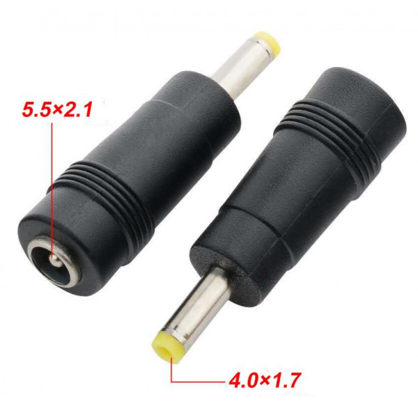 Перехідник живлення з DC5.5*2.1мм на DC4.0*1.7мм