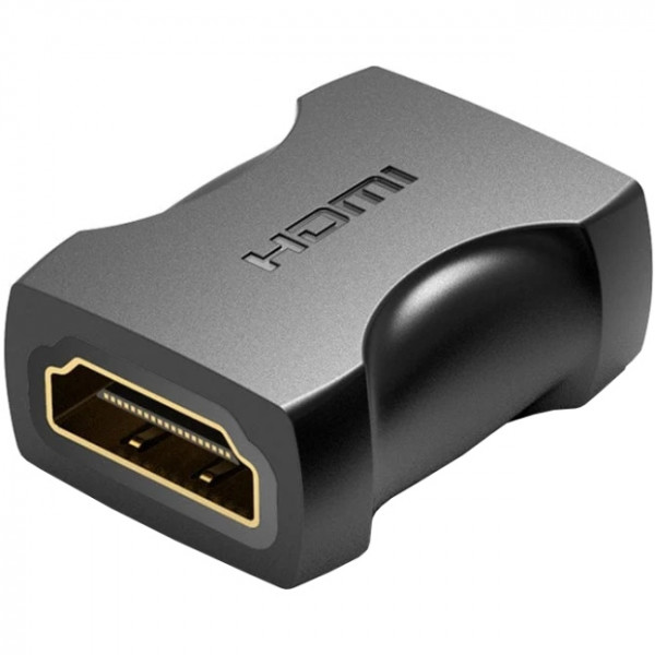 Перехідник HDMI F -> HDMI F, 4K 60Гц PVC, чорний, Vention