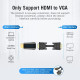 Перехідник HDMI M -> VGA F, 1080P 60Hz, 3,5мм Audio, Vention чорний