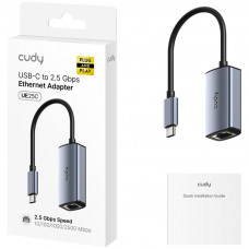 Перехідник USB 3.0 Type-C -> Ethernet RJ45 2500 Mb Cudy