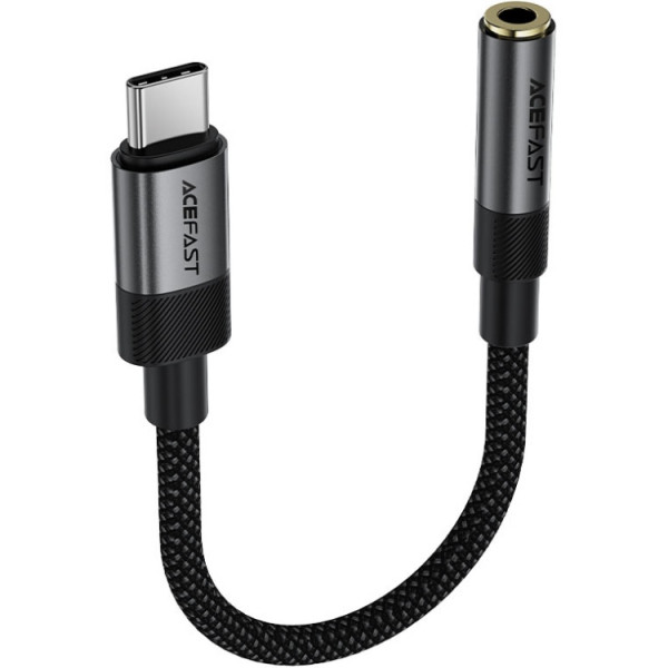 Перехідник USB-C -> 3.5 mm 15cm audio converter J12 Acefast black