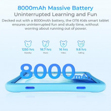 Планшет Oukitel OT6kids 10" HD+ /4GB/64GB/ RK3562 /8000mAh/ 5+2Мп/ WIFI Blue