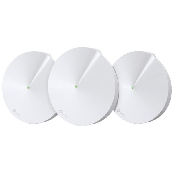 Система WiFi TP-LINK Deco M5 3 pcs, AC1300, 1xGE LAN, 1xGE WAN, MESH, MU-MIMO, Beamforming