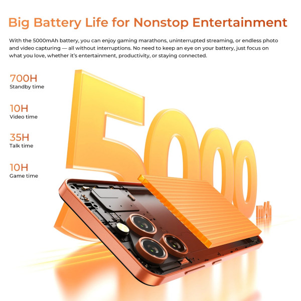 Смартфон Oukitel C17 6.52" HD /4GB/64GB/ T310 /5000mAh/ 13+5Мп / Blue