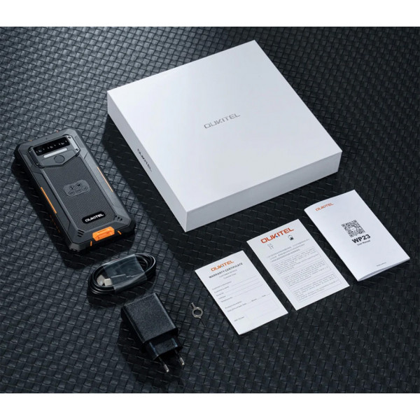 Смартфон Oukitel WP23 6.5“ HD+ /4GB/64GB / MTK 6765 / 10600mAh / 13+5Мп / IP69K/ NFC / Black