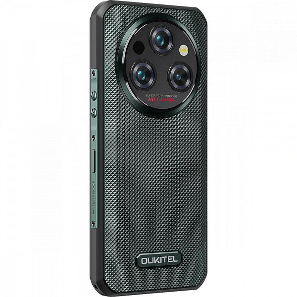 Смартфон Oukitel WP35 5G 6.6" FHD+ /8GB/256GB/ MTK6100+ /11000mAh /64+32Мп/ IP69K /NFC Green
