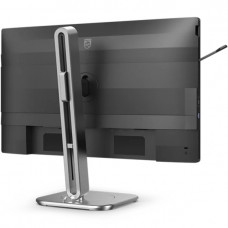 TFT 23.8" Philips 24B2N4200, IPS, 120Гц, VGA, HDMI, DP, USB-hub, HAS, Pivot, кол, чорно-сріблястий