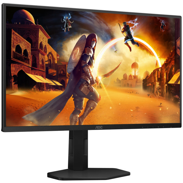 TFT 24.5" AOC 25G4SXU, Fast IPS, 300 Гц, 2xHDMI, DP, HAS, Pivot, чорно-сірий