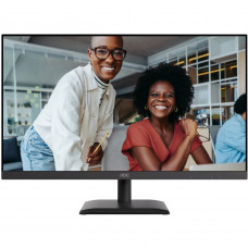 TFT 27" AOC U27E4CV, 4K UHD, IPS, 2xHDMI, DP, USB-C, RJ-45, USB hub, HAS, Pivot, кол., чорний