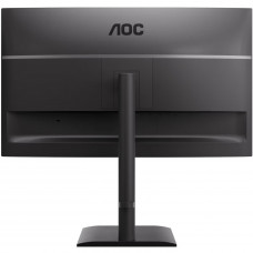 TFT 27" AOC U27E4CV, 4K UHD, IPS, 2xHDMI, DP, USB-C, RJ-45, USB hub, HAS, Pivot, кол., чорний