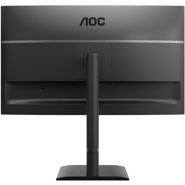 TFT 27" AOC U27E4CV, 4K UHD, IPS, 2xHDMI, DP, USB-C, RJ-45, USB hub, HAS, Pivot, кол., чорний