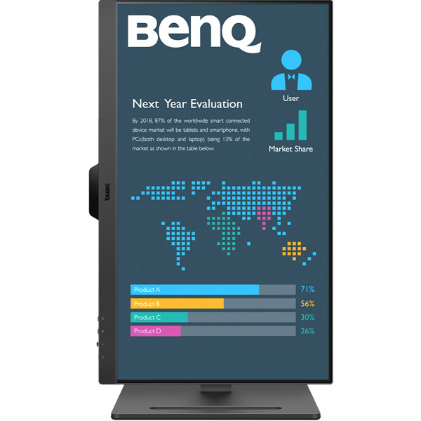 TFT 27" BenQ BL2790T, IPS, 100Гц, 2хHDMI, DP, HAS, колонки, чорний