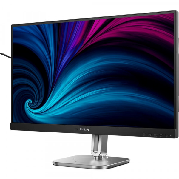 TFT 27" Philips 27B2N4500, QHD IPS,120Hz, 2xHDMI, DP, USB-hub, HAS, Pivot, кол., темно-сірий