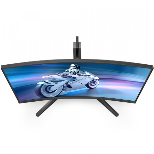 TFT 27" Philips 27M2C5200W, VA, вигнутий, 280Hz, 0,3 ms, 2xHDMI, DP, HAS, Pivot, чорно-сірий