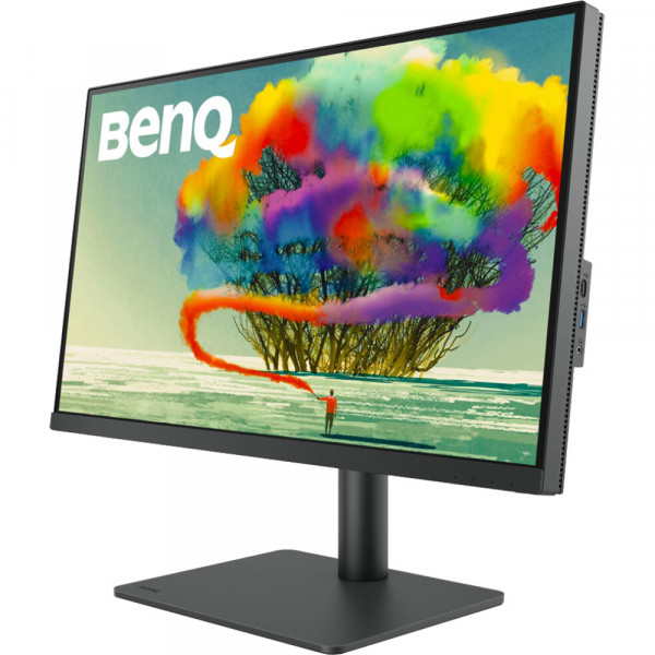 TFT 31.5" BenQ PD3205U, IPS, 4K UHD, HDMI, DP, 2 х USB-С , USB-hub, HAS, кол, темно- сірий