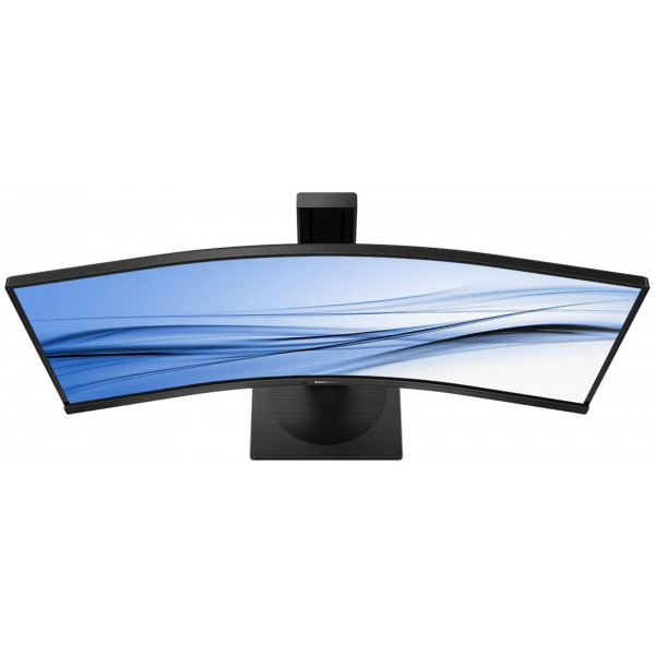 TFT 34" Philips 346B1C, VA, 3440 x 1440, USB-C, HDMI, DP, RJ45, колонки, чорний