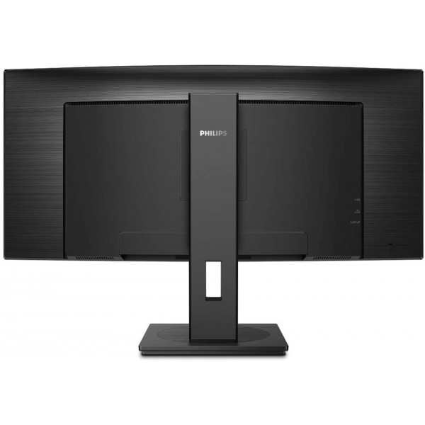 TFT 34" Philips 346B1C, VA, 3440 x 1440, USB-C, HDMI, DP, RJ45, колонки, чорний