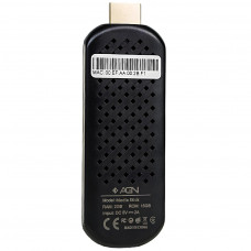 TV Медіаплеєр AGN Media Stick 2/16Gb/ Amlogic S905L3/ Android 14/ WiFi 2.4G+5G/ BT 5.4/ USB2.0/ чорн