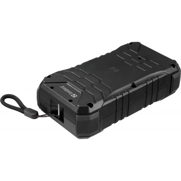 УМБ Sandberg Survivor 27000mAh PD65W, IP67,LED Torch,2xUSB-А 18W,USB-С 65W,QI-15W,UPS mode