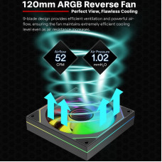 Вентилятор для корпуса 120mm Xilence XPF120UR.ARGB REVERSE Retail Box