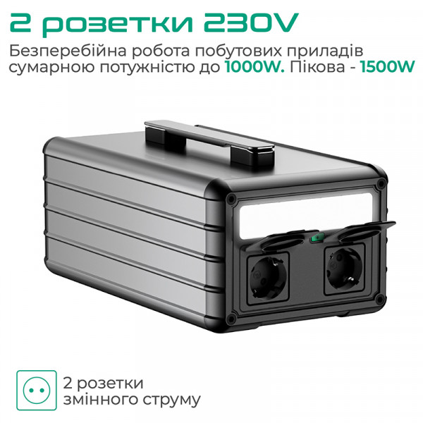 Зарядна станція Zendure SuperBase 1000M (1016 Вт/г) 1000Вт