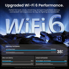 Адаптер WiFi/Bluetooth 5.4 Vention 2.4GHz/5GHz 286/601 Мбіт/с, USB