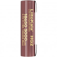Акумулятор 18650 LiitoKala, Lii-HG2-N 3000mAh, 3.7V li-ion battery, 1 pcs