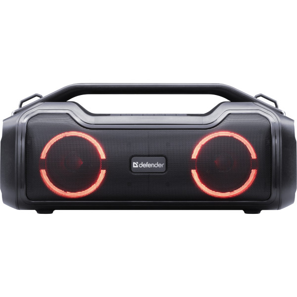 Акустична система 1.0 Defender Beatbox 50, 50W, Bluetooth/RGB/TF/TypeC/IPX5/PWB чорна