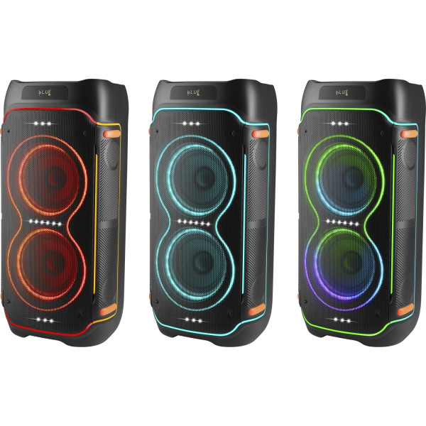 Акустична система 2.0 Defender Boomer 120, 120Вт BT/FM/TF/USB/MIC/LED, чорна