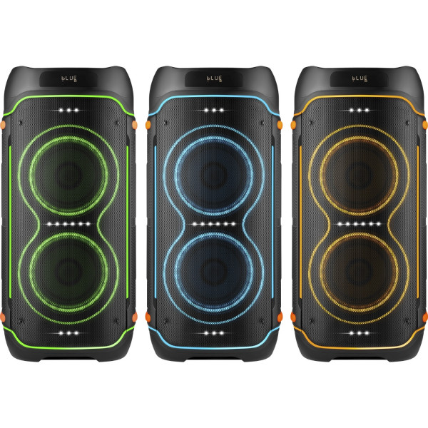 Акустична система 2.0 Defender Boomer 120, 120Вт BT/FM/TF/USB/MIC/LED, чорна